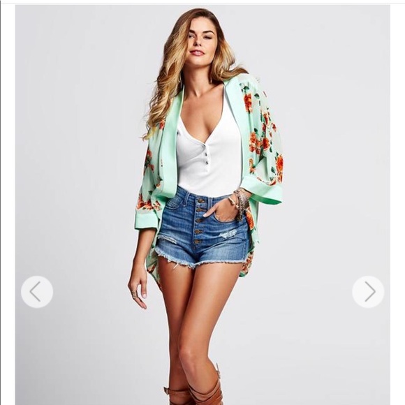 Guess Floral Kimono - Picture 2 of 5